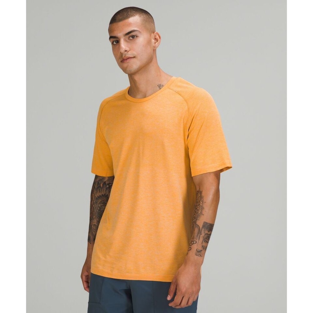 Lululemon Metal Vent Tech SS 2.0 Shirt XL Clementine Orange GUC Training Run Gym